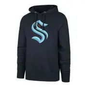 NHL Hoody Seattle Kraken Navy Helix Jumper Hooded Pullover Hooded Sweater