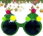 [Generic] Christmas Glasses | Decorative Sunglasses for Holiday | Funny Costume Eyeglasses for Christmas Photo Booth Props, Christmas Decor Favors