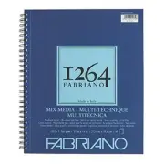 Fabriano 1264 Mixed Media Pad, 11 x 14, White