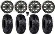 System 3 SB-7 15" Wheels Ti (4+3) 30" Intersect Tires Can-Am Maverick X3