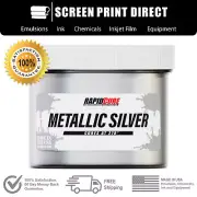 Ecotex® Metallic Silver - Premium Plastisol Ink for Screen Printing - Cure 270F