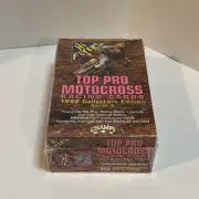 Top Pro Motocross Series 2 Hi Flyers Factory Sealed Wax Trading Card Box 1992