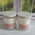 bath and body works white barn sweet orange & agave single wick candles x2