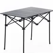 Adventure Kings Aluminium Roll Up Camping Table Outdoor Picnic BBQ Portable 4WD 55 x 94cm height 68cm