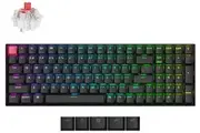Keychron K4 V3 QMK RGB Wireless Aluminum Mechanical Keyboard - Super Red Switch [KBKCK4XJ1]