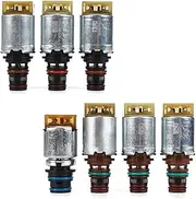 6R80 7PCS Transmission Valve Body Solenoids Kit Compatible for Ford Explorer Ranger Mustang Territory Transit Everest F-150 2011-2017
