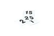 Tablekraft Table Number Set 1-100 (Black On White)