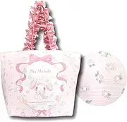 Hatayama Shoji Sanrio Lunch Tote Bag, Frill, My Melody Size: Approx. 7.9 x 11.8 x 5.1 inches (20 x 30 x 13 cm) 33202122