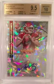 AARON MURRAY RC AUTO 2014 Contenders Cracked ICE #/22 BGS 9.5/10