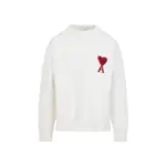 [Ami] Ami-Off White And Red Adc Crewneck Wool Sweater-Uomo S STAND