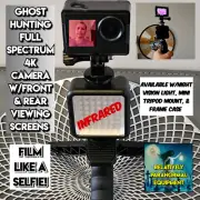 NEW! Ghost Hunting Full Spectrum 4K Camera w/Front & Rear Viewing Screens
