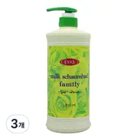 在飛比找Coupang 酷澎優惠-EVAS 家庭號牛奶泡泡沐浴乳 綠色草本香味 3號