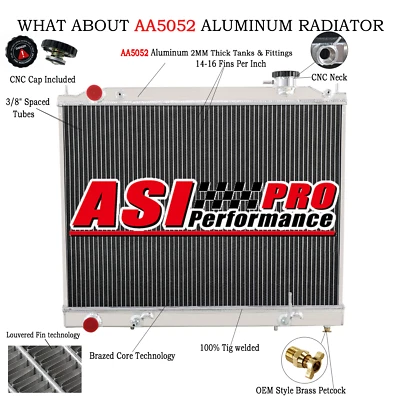 Radiator FOR Nissan Elgrand E50/ E51 VQ35DE 3.5L 6cyl V6 Petrol 2000-2010 AT/MT