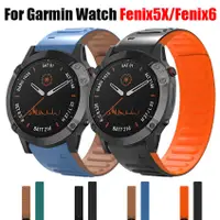 在飛比找蝦皮商城優惠-磁性防水防汗錶帶矽膠錶帶兼容 Garmin Watch fe