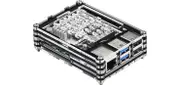 Acrylic Raspberry Pi 5 Case with Cooling Fan