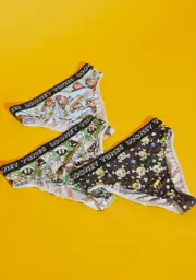 [Dolls Kill x Looney Tunes] You're Despicable 3-Pack Underwear Set