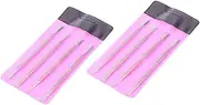 PAMINGONO Nail Care Set Cuticle Pusher Remover Tools 8pcs Manicure Supplies for Salon Home Use