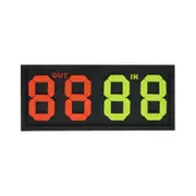 Eelhoe Football Manual Substitution Board 4 Digits Out In Flip Card For Referees Football Volleyball Supplies