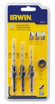 Speedbor Countersink Wood Drill Set, Tapered, 4-Pc. -1882793