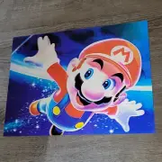 Super Mario Image Changing 3D Holographic Lenticular Poster Triple Transitions