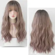 Gradient Soot Natural Fluffy Curly Wig - Soft and Bouncy