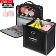 RAINSMORE Insulated Lunch Bag for Women Men 2 Packs Lunch Bags Waterproof Leakpr