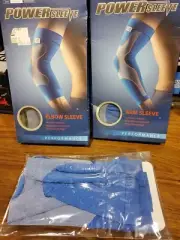 Size EXTRA LARGE Advanced LP Support Performance LYCRA Blue Power Sleeve FREE sH