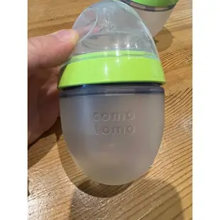 (二手)🍼comotomo矽膠奶瓶 綠色/2入組