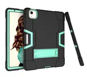 MCC Stylish Shockproof iPad Air 4 10.9" 2020 Case Cover Kids Apple Air4 [Black+Light Blue]