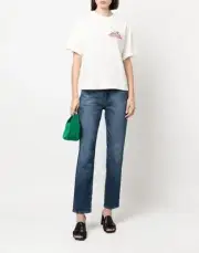 HERON PRESTON HP SPONSOR LOGO T-SHIRT WOMEN TOP HWAA032S23JER0010125