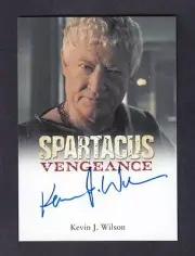 AUTO / AUTOGRAPH KEVIN J. WILSON AS ALBINIUS IN SPARTACUS VENGEANCE