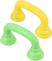 BESTonZON 2Pcs Phone Handset Prop Realistic Simulated Handset for Supports Correct Pronunciation for Early Childhood Education and Pretend Play Activities