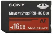 SONY Memory Stick PRO-HG Duo HX 16GB with USB adapter MS-HX16G