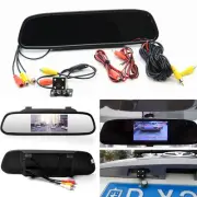 LCD Car Rear View Mirror Monitor LED Reverse Backup Camera Kit