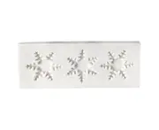 Snowflake Mold Chocolate Mould Food Grade Kitchen Baking Christmas Party Celebration Birthday Cookie Mold for Baker-Grey & White A