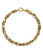Alberto Amati 14K Yellow Gold Intertwined Link Chain Bracelet