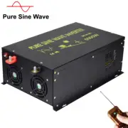 6000W Pure Sine Wave Inverter 36V to 240V Solar Power Off Grid Remote Switch RV