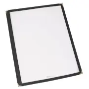 NEW Single Menu Cover, 14” X 8.5” Black PACK OF 15