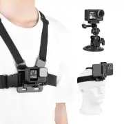 Chest Harness Mount Kit for GoPro, Head Strap Body Mount & Suction Cup Holder...