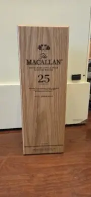 The Macallan Sherry Oak 25 Year Old Single Malt Scotch Whisky 2024 EMPTY BOX