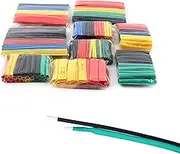 Heat Shrink Tubing Set- 164 Heat Shrink Sleeve, Heat Shrink Tube Wire Shrink Wrap, Electric Insulation Heat Shrink Tube Kit | Heat Shrink Connectors, Electric Insulation Heat Shrink Tube Kit (5 Col