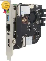 KVM-A8 Pcie Version for Raspberry Pi 4 Model B KVM over IP Support KVM V3 Poe AT