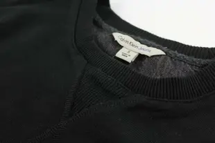 美國百分百【全新真品】Calvin Klein 大學T CK 長袖 T恤 T-shirt 大logo 黑色S-XL I652