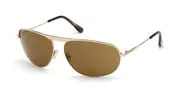 Tom Ford FT0774 GABE 28E Men's Sunglasses Gold Size 63