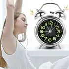 With Nightlight Super Loud Alarm Clock 4 Inches Round Pointers Clock Bed