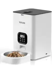 VOLUAS Automatic Cat Feeders - Timed Pet Feeder for Cats and Dogs