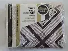 Vtg Room Concepts Cotton Blend Muslin Fitted Flat Twin Size Sheets Pillow Case