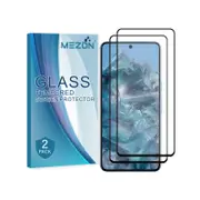 2 Pack MEZON Google Pixel 8 Pro (6.7") Full Cover Tempered Glass Screen Protectors