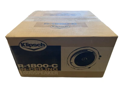 KLIPSCH R-1800-C IN-CEILING LOUD SPEAKER WHITE NEW IN BOX