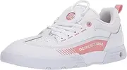 [DC] Women's Legacy 98 Slim Skate Shoe, White/Pink, 5.5 B M US